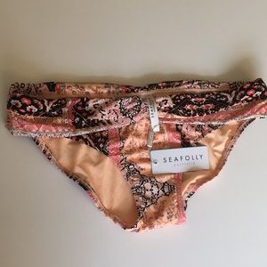 Seafolly swim bottom NWT Moroccan Moon hipster